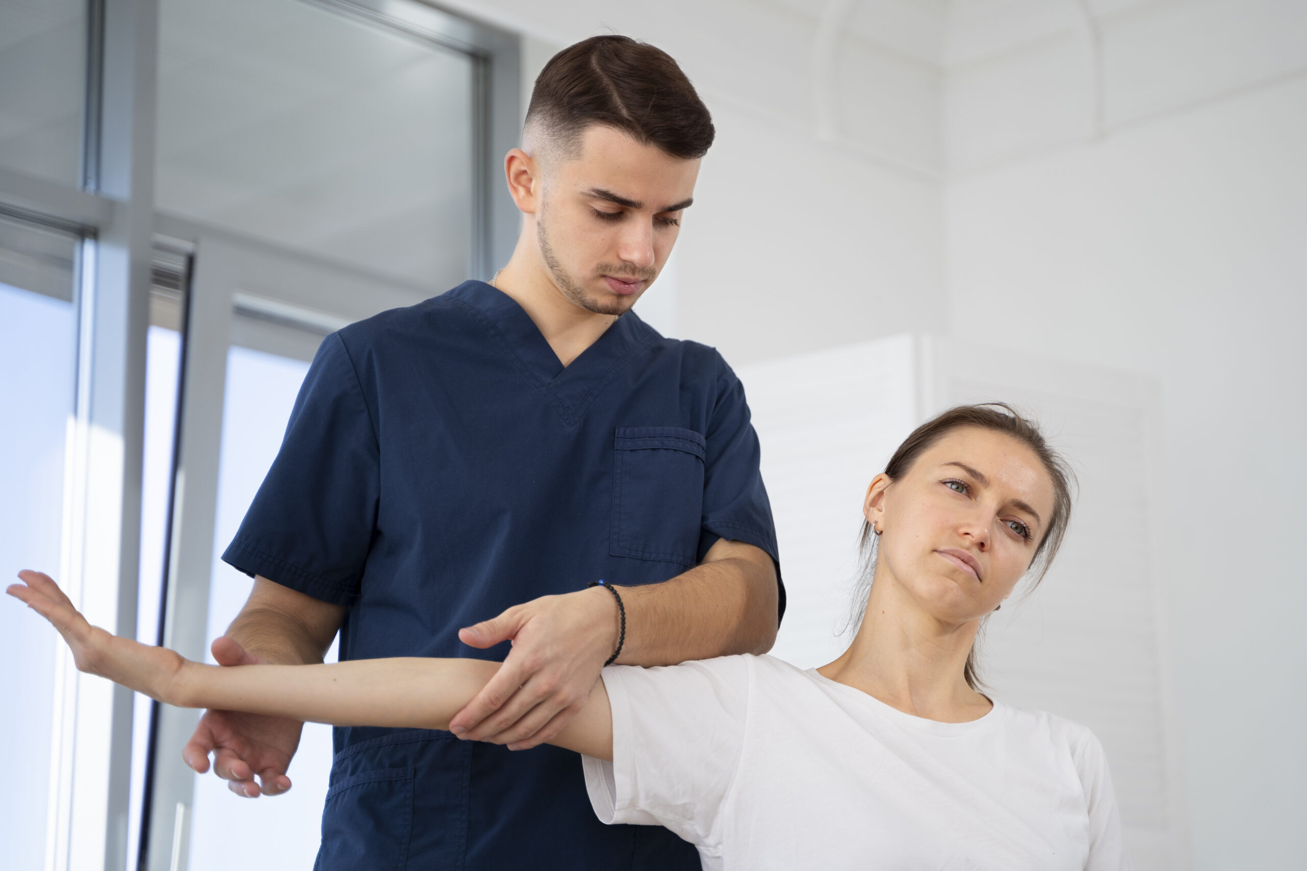 physical rehabilitation therapy medium shot